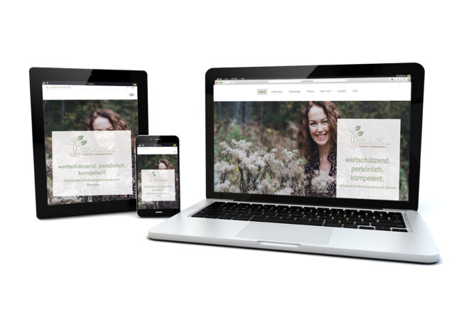 Abbildung Website christina-bayer.at